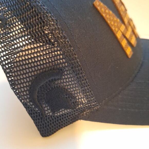 Michigan State Spartans MSU Top of the World Cannon Black Trucker Snapback Hat - Picture 8 of 8